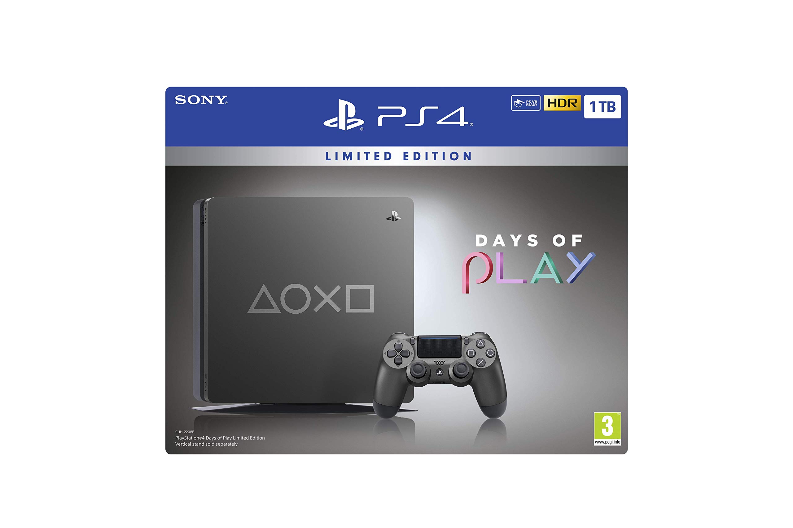 Sony PlayStation 4 (PS4) Slim 1TB (Days Of Play Limited Edition)